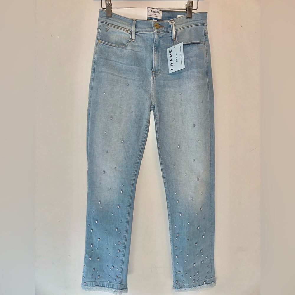 Frame Denim Embellished Jeans